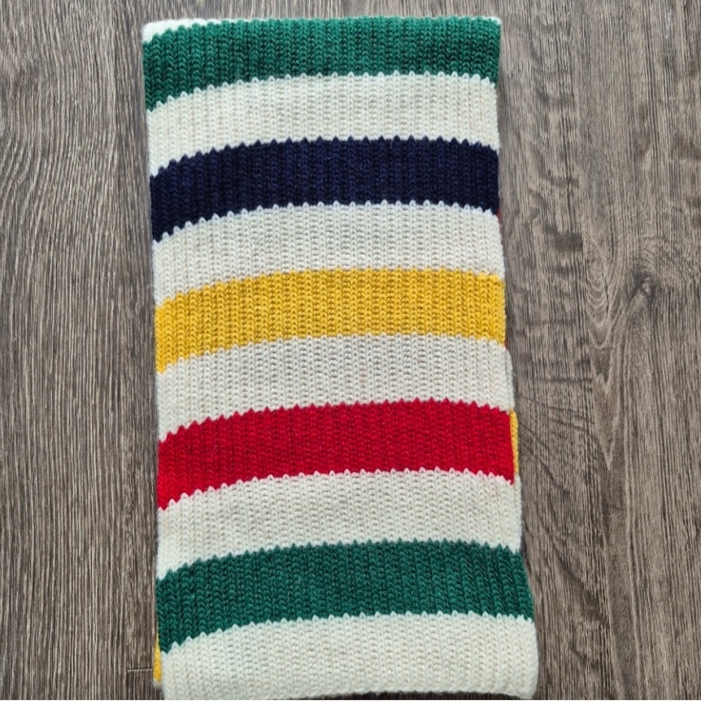 SOLD Hudson’s Bay Knit Scarf - Picture 2 of 5